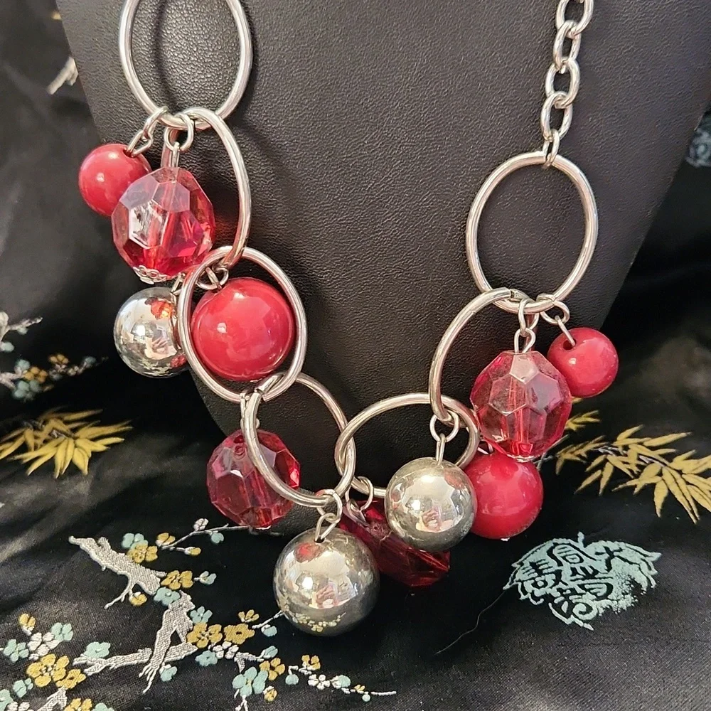 Paparazzi Cosmic Getaway Red Necklace